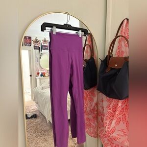 Lululemon Moonlit Magenta Wunder Train Leggings 25”